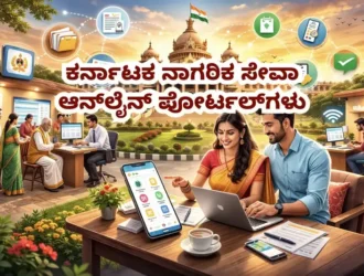 karnataka government citizen online services portals