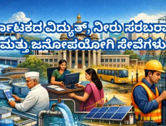 Karnataka electricity, water supply, and utility services